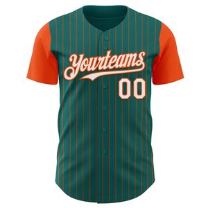 Custom Baseball Uniform Jersey Crew Neck Short Sleeves Button-<b>Down</b> Collar Sublimated Printed Design 100% Polyester Breathable - Product Image 6