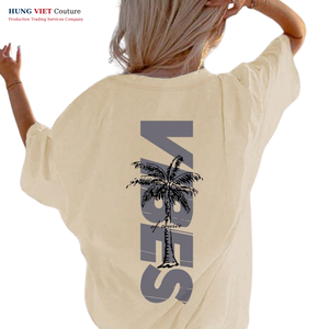 Girls Teamate Summer 2025 Unisex T-shirt Fabric Cotton Custom <b>Tshirts</b> Logo Printed OEM ODM Sublimation Plain Blank - Product Image 5