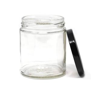 Square Borosilicate Glass Storage Jar with Aluminum Lid | Food Grade Spice Honey & Jam <b>Container</b> | Wholesale Bulk - Product Image 1