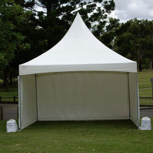 Tente de réception pliante personnalisée grande taille en maille respirante à séchage rapide 3x3m avec impression de logo frontal pour promotions extérieures - Product Image 3