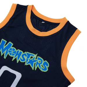 Maillot de basketball personnalisé rétro pour hommes, broderie en twill, tenue de basketball vintage, vêtements de basketball en mesh, uniformes, chemises - Product Image 5