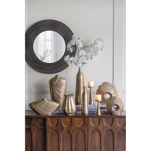 High Quality Metal Tabletop Decorative <b>Vase</b> for Floral Styling, Stylish Home Decor for Living Spaces - Product Image 4