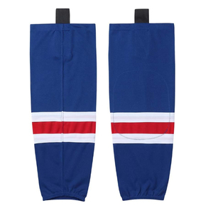 Red Striped <b>Knee</b> <b>High</b> Basketball <b>Socks</b> Breathable Spandex Polyester Legs Warmers for Adults Winter Sport Wear Ice Hockey <b>Socks</b> - Product Image 5