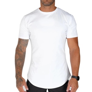 Camiseta Deportiva Personalizada para Hombre, 100% Algodón, Tejido Transpirable de Secado Rápido, Informal, para Gimnasio, Entrenamiento, Fisicoculturismo, Manga Corta, Estampada, Verano - Product Image 4