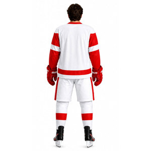 Camiseta de Hockey sobre Hielo de los Florida Panthers para Hombre, Manga Larga, Sublimada, Blanca y Roja, de Malla Transpirable, para Adultos, para Todas las Temporadas - Product Image 3
