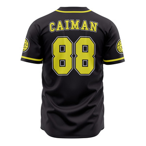 Professional Baseball Softball Jersey Breathable Sublimated Printed Mesh V-neck Custom Design Team Uniform - Product Image 5