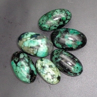 Chakralume Émeraude Naturelle Ovale, Cristal de Shivlingam Poli Vert, Pierre Sacrée, Reiki, Méditation, Guérison Spirituelle, Feng Shui