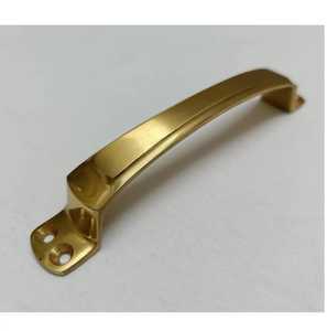 Tiradores de Gabinete en Oro Pulido, Manijas de Latón para Cajones, Tiradores en Forma de Arco para Puertas de Armario, Herrajes Duraderos para Muebles de Cocina - Product Image 1