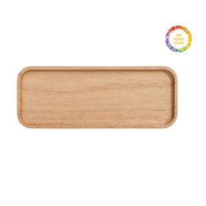 Bandeja de Madera con Estructura Simple y Construcción Resistente, Ideal para Servir, Almacenar y Decorar Diariamente - Product Image 4