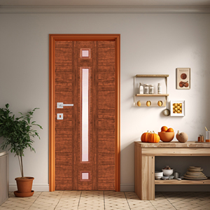 Puerta de Salida de Seguridad de PVC Resistente al Fuego con Apertura Manual y Sistema de Bloqueo con Barra Antipánico para Supermercados y Edificios Industriales - Product Image 1