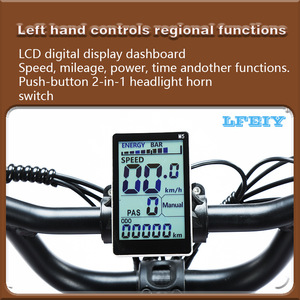 Triciclo Eléctrico con Llantas Gruesas de 20 Pulgadas, Cuadro de Aleación de Aluminio 6061, Batería de Litio de 48V13AH, Pedales Asistidos, 7 Velocidades, Motor en el Buje Trasero - Product Image 4