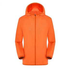 <b>Raincoat</b> <b>Men</b> Women Ultra Thin Hooded Lightweight Quick Dry Windbreaker Blue Orange Pink Black Wine - Product Image 2