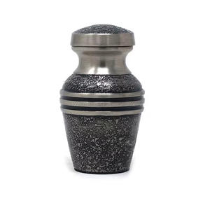 Venta al por mayor hecha a mano mini metal aluminio cremación urna recuerdo hecho a mano para adultos y cenizas de bebé suministros funerarios - Product Image 4