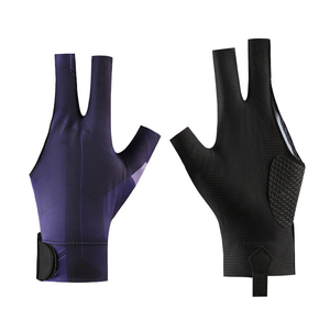 Gant de billard demi-doigts unisexe en Spandex/Coton, ambidextre, fermeture auto-agrippante, antidérapant, pour le sport, toutes saisons - Product Image 6
