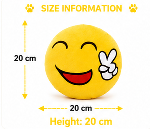 Yellow for Plush Toy Cute Cushion Soft Pillow Kawaii Gift for Kids Home Decor Polyester PP Cotton Divyas - Product Image 2