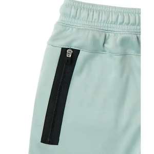 Shorts de survêtement unisexe personnalisés en molleton bouclette à bords bruts, en coton épais, pour la gym, la course et le fitness, style vintage délavé à l'acide pour hommes - Product Image 2