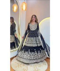 Salwar Kameez Tradicional Indio con Bordado Dori y Trabajo de Lentejuelas para Bodas y Fiestas, Ropa Elegante para Mujer - Product Image 1