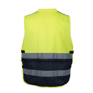 High Visibility Construction Work <b>Vest</b> Reflective Safety <b>Vest</b> for <b>Men</b> with Durable Material and Custom Logo Custom <b>Men</b> Work <b>Vest</b> - Product Image 3