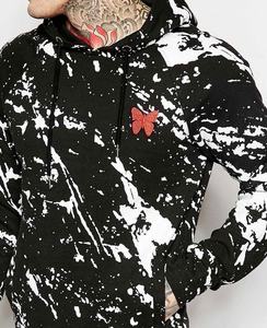 ผู้ผลิตเสื้อฮู้ดดี้แบบพิมพ์ลายด้วยความร้อน ดีไซน์เฉพาะตัว ขายส่ง เสื้อกันหนาวแบบสวมหัว สีพื้น ย้อมสี สำหรับฤดูใบไม้ร่วงและฤดูหนาว รับผลิตตามแบบ - Product Image 4