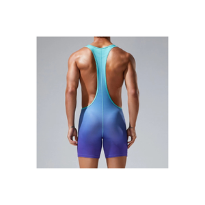 Camiseta Deportiva de Gimnasio para Hombre, con Cuello en V, Transpirable, de Spandex y Poliéster, con Diseño Hueco y Degradado de Color - Product Image 6