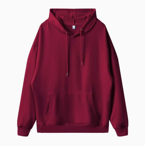 Suéter Casual de Manga Larga con Capucha para Hombre, Nuevo Estilo de Moda de Invierno, 100% Algodón, Estampado Personalizado, con Bolsillo de Color Sólido, Tejido Fino - Product Image 3