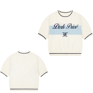 เสื้อยืดถักนิตติ้งผู้ชายสุดหรู เส้นใยธรรมชาติ คอกลม ผ้าโมดอลผสมไหม ระบายอากาศได้ดี - Product Image 1