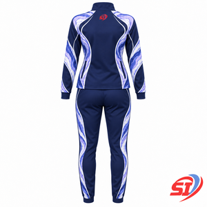 Chaqueta Deportiva con Capucha y Cierre Completo, Pantalones Ajustados, Ropa Deportiva Ecológica de Secado Rápido 100% Algodón para Mujer, Personalizada - Product Image 3