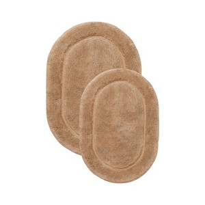 Juego de Alfombras y Tapetes de Baño de 2 Piezas, Alfombra de Baño Gruesa Antideslizante, Alfombrillas Suaves y Peludas para el Suelo del Baño - Product Image 1