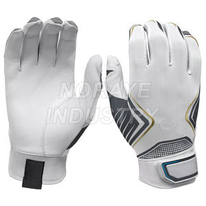 Gants de frappe de baseball professionnels personnalisés, isolés, à doigts séparés, imperméables, pour lanceurs gauchers adultes, utilisation sur le terrain intérieur - Product Image 1