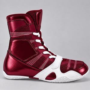 Zapatillas de Lucha Azules con Cierre de Velcro, Paneles de Malla, Diseño Transpirable para Adultos, Unisex, para Todas las Estaciones - Product Image 5