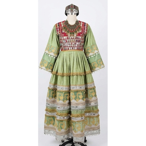Blusa Afgana Kuchi Tradicional Hecha a Mano con Patrones Étnicos de Verano, de Alta Calidad, Vintage, Reversible, para Mujer - Product Image 4