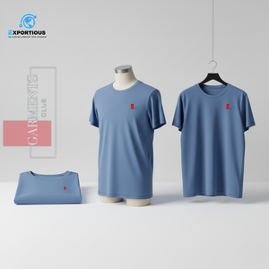 Camiseta de Cuello Redondo para Hombre, 100% Algodón, Camiseta Personalizada al por Mayor, Fabricante de Camisetas Lisas, Proveedor de Camisetas Casuales de Primera Calidad - Product Image 1