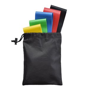 Fasce di Resistenza Elastici Durevoli ad Alta Elasticità, Accessori Portatili per Allenamento Fitness, Borse Portatili, Attrezzi per Esercizi Fitness in TPE, Lattice e Tessuto Espanso - Product Image 6