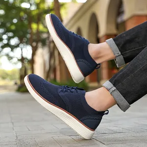 Nouvelles baskets décontractées pour hommes, légères et confortables, respirantes, en maille, à semelle souple, idéales pour la marche et le jogging en été - Product Image 2