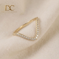 Anillo de Boda de Lujo de Oro Sólido de 14K con Diamante Cultivado en Laboratorio Certificado por IGI, Joyería Fina de Oro, Unisex