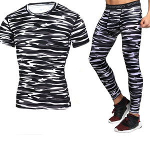 Survêtements de compression personnalisés pour hommes, tenues de sport pour la course à pied et l'entraînement, sublimation - Product Image 4