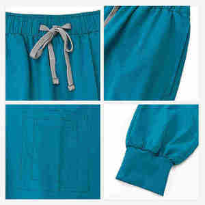 High Quality Fashion Hospital Medical <b>Scrubs</b> Set Wholesale Women Nursing Uniform Jogger Pants Stretch Breathable <b>Scrub</b> Suit - Product Image 6