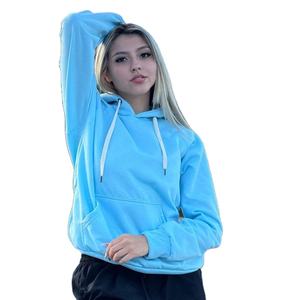 Veste sweat à capuche tricotée de Style américain de haute qualité pour les femmes automne hiver doublé polaire polyvalent long prix indicatif - Product Image 1