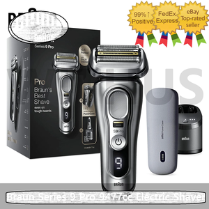 เครื่องโกนหนวดไฟฟ้าสำหรับงานหนักซีรีส์ 9 โปร รุ่น 9477cc พร้อมกล่องเก็บพลังงานและเครื่องเล็มขน 5in1 - Product Image 6