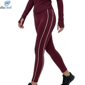 Leggings de compression taille haute pour femmes, vente en gros, pour le sport, la gym, le yoga, le fitness, vêtements athlétiques, impression de logo et design personnalisés - Product Image 4