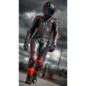 Traje de Cuero para Motociclismo con Diseño Impreso para Hombre, para Uso en Verano e Invierno - Conjunto de Chaqueta y Pantalones para Motocicleta - Product Image 4