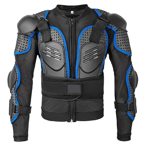 Professional Breathable Plus Size Motorcycle <b>Racing</b> <b>Jacket</b> Leather Biker Gear with Protective Padding for Road and Track - Product Image 1