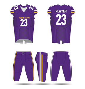 Conjuntos de Camisetas de Fútbol Americano para Adultos de Alta Calidad 2026, Uniformes Personalizados con Sublimación Completa, Pantalones Cortos Transpirables - Product Image 3