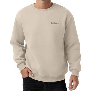 เสื้อสเวตเชิ้ตผู้ชายดีไซน์ใหม่ ราคาสมเหตุสมผล บริการ OEM ทรงโอเวอร์ไซส์ ไหล่ตก สวมใส่สบาย ระบายอากาศได้ดี - Product Image 2