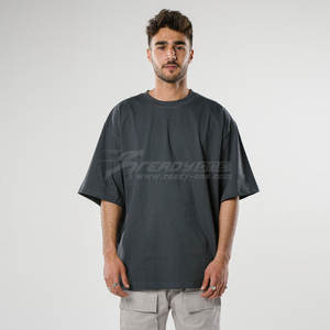 Acid Wash Heavyweight <b>T</b> <b>Shirt</b> Spatter Skull Print Oversized Men's <b>T</b>-<b>shirts</b> High Quality Cotton Vintage Acid Wash Men's <b>T</b>-<b>shirts</b> - Product Image 2