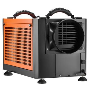 Déshumidificateur commercial portable de 70 pintes avec dégivrage automatique et pompe, idéal pour les sous-sols, les entrepôts et les espaces de ventilation. - Product Image 1