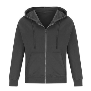 Sweat-shirt à capuche zippé pour homme, performance athlétique, tissu respirant, poches avant et coupe confortable pour la salle de sport - Product Image 1