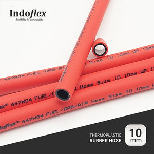 Tuyau de soudage en caoutchouc renforcé Ascent India pour gaz GPL et oxygène haute température, 10 mm ID x 16 mm OD - Product Image 2