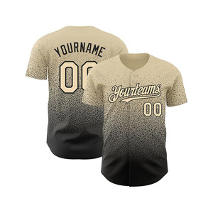 Camisetas de Béisbol Personalizadas con Degradado, Camisetas Deportivas Bordadas, Uniformes de Equipo con Botones para Hombres, Mujeres, Jóvenes y Niños - Product Image 1