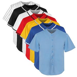 เสื้อเบสบอลโพลีเอสเตอร์ 100% สกรีนโลโก้ตามสั่งขายส่ง เสื้อซอฟต์บอลเด็กชาย ติดกระดุม พิมพ์ลายแบบซับลิเมชั่น ผู้ผลิตชุดกีฬาเด็ก - Product Image 1